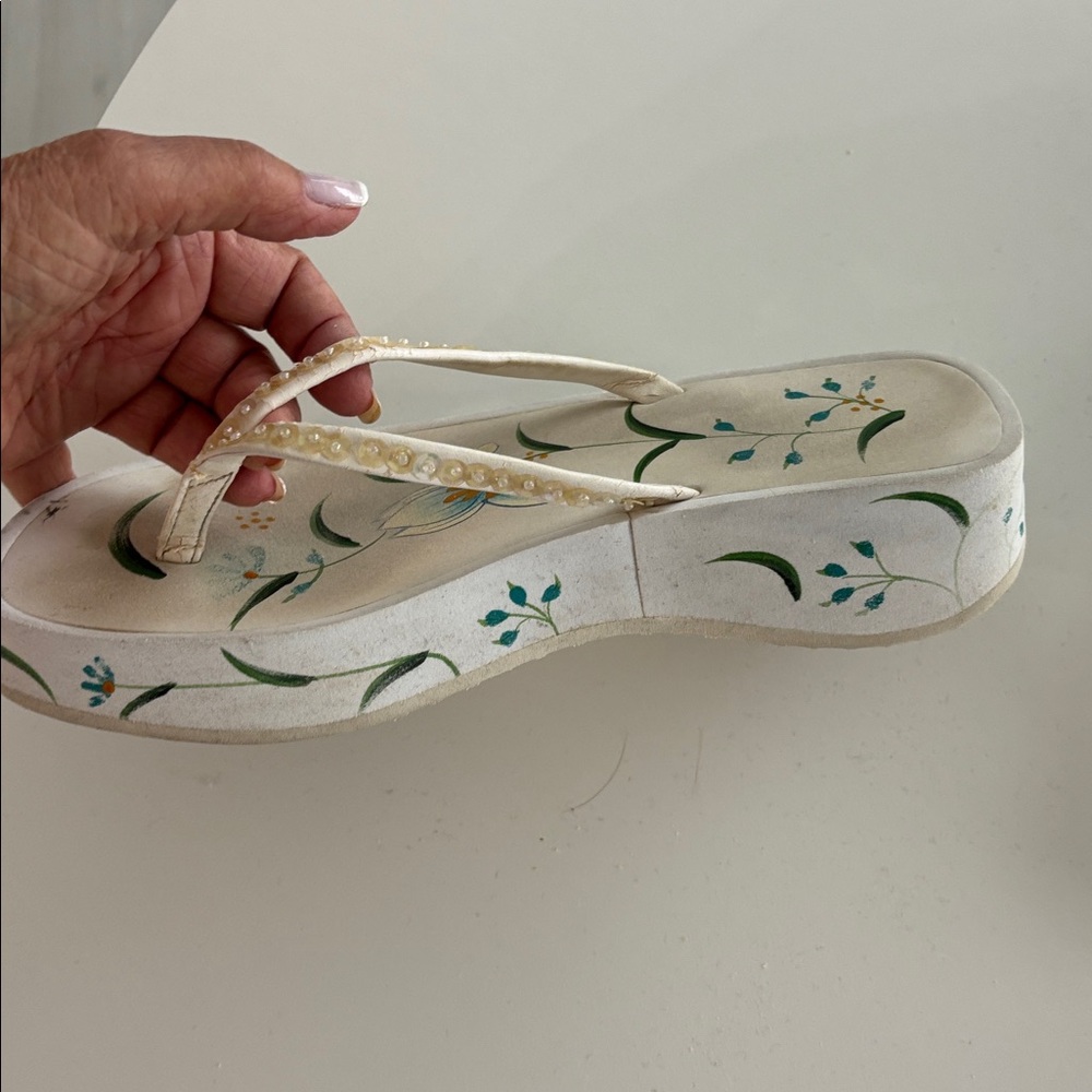 Wedge Flip Flops - Picture 2 of 3